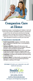 Companion Care at Home and Facilities Flyer